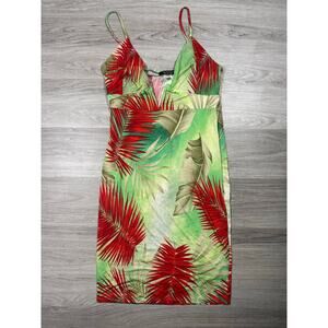 Route 3 bodycon dress-summer tropical vibes